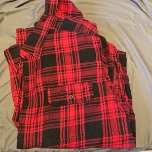 Faded glory red flannel